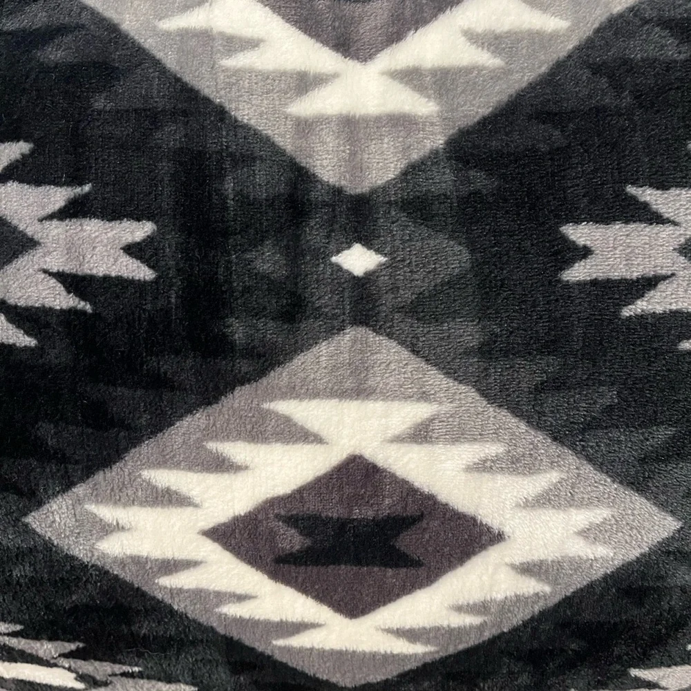 Wrangler Black and White Geometric Body Pillow